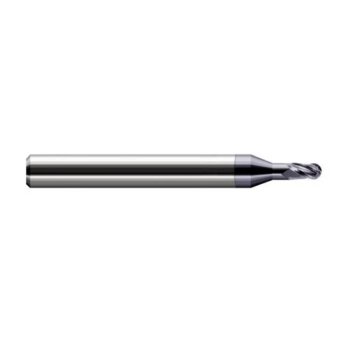 Harvey Tool 47920-C3 | 0.0200" Diameter x 0.0300" LOC x 1/8" Shank x 2-1/2" OAL AlTiN Coated Carbide Miniature Ball Deburring End Mill