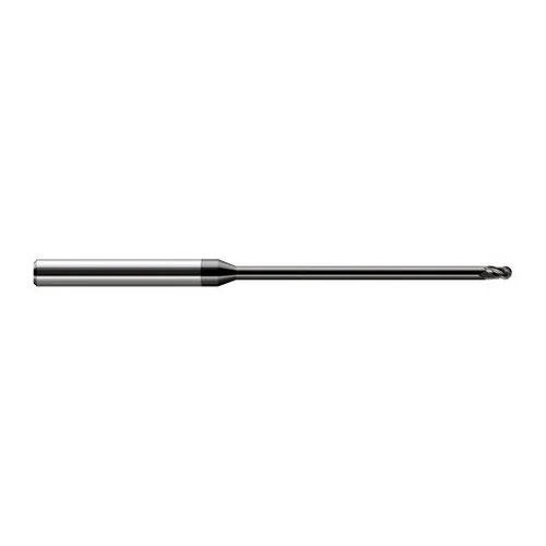 Harvey Tool 59420-C4 | 0.0200" Diameter x 0.0300" LOC x 1/8" Shank x 2-1/2" OAL Amorphous Diamond Coated Carbide Miniature Ball Deburring End Mill