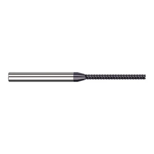 Harvey Tool 69131-C6 | 1/32" Diameter x 1/8" Shank x 3/8" LOC x 2-1/2" OAL 6FL AlTiN Nano Coated Carbide Single End Mill for Exotic Alloys