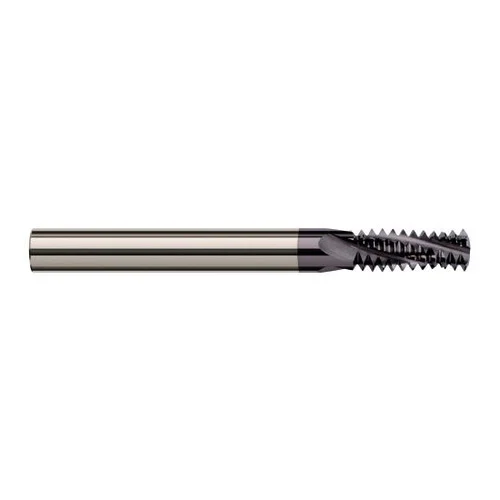 Harvey Tool 70092-C3 | 9/16"-12 Thread x 0.3700" Cutting Diameter 4FL AlTiN Coated Carbide Helical Flute Thread Mill