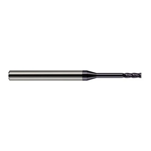 Harvey Tool 76435-C3 | 0.90mm Diameter x 1/8" Shank x 0.105" LOC x 1-1/2" OAL 4 Flute AlTiN Coated Carbide Square End Mill