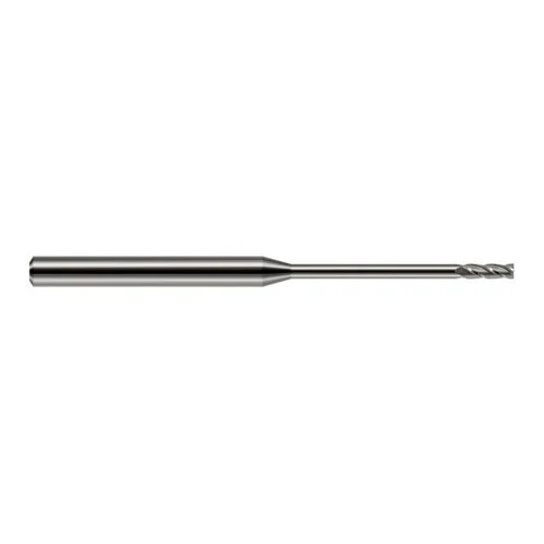Harvey Tool 829193 | 3/32" Diameter x 1/8" Shank x 0.279" LOC x 2-1/2" OAL x 2 Flute Uncoated Carbide Square End Mill