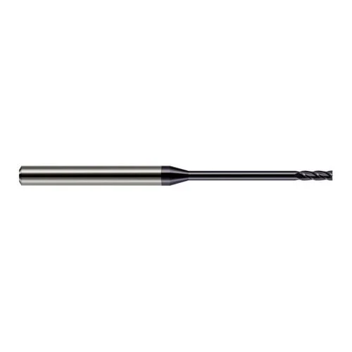 Harvey Tool 838662-C3 | 1/16" Diameter x 1/8" Shank x 0.186" LOC x 2" OAL x 4 Flute AlTiN Coated Carbide Square End Mill