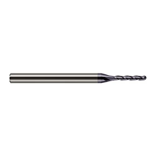 Harvey Tool 841062-C3 | 1/16" Diameter x 0.3120" LOC x 1/8" Shank x 2-1/2" OAL AlTiN Coated Carbide Miniature Ball Deburring End Mill
