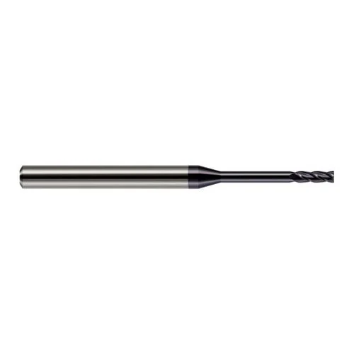 Harvey Tool 846193-C3 | 3/32" Diameter x 1/8" Shank x 0.279" LOC x 2" OAL x 4 Flute AlTiN Coated Carbide Square End Mill