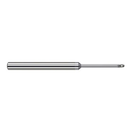 Harvey Tool 879508-C8 | 1/8" Diameter x 1/8" Shank x 3/16" LOC x 3" OAL 3FL TiB2 Coated Carbide Ball End Mill