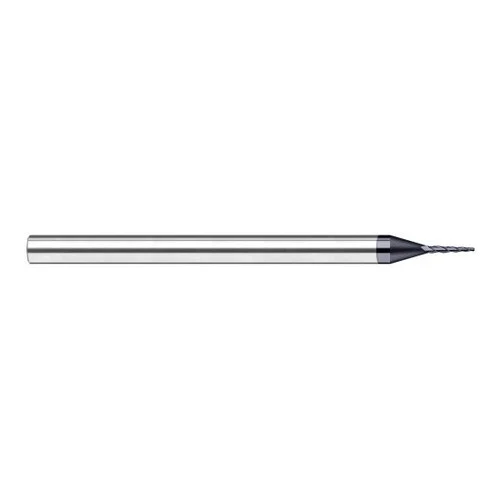 Harvey Tool 880630-C6 | 5 Degree Taper Angle per Side 0.0300" Tip Diameter x 5/32" LOC 3FL Ball End AlTiN Nano Coated Carbide Tapered End Mill