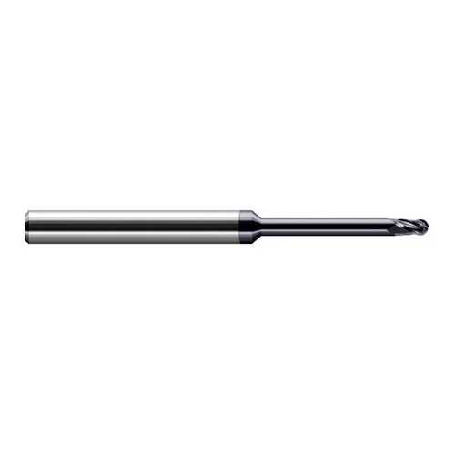 Harvey Tool 887262-C6 | 1/16" Diameter x 1/8" Shank x 3/32" LOC x 2-1/2" OAL 4FL AlTiN Nano Coated Carbide Ball End Mill