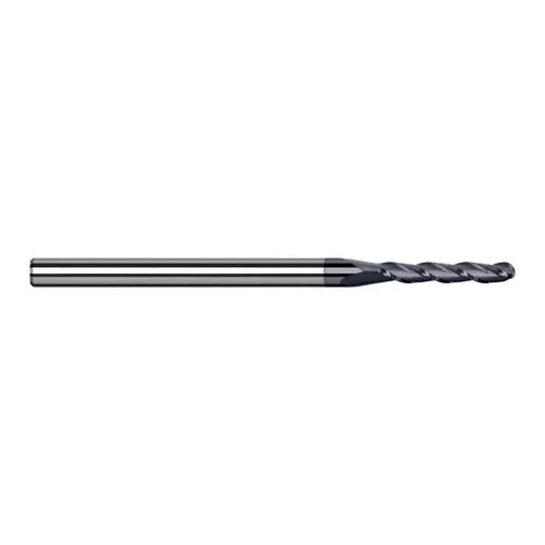 Harvey Tool 911333-C6 | 1.500mm Diameter x 4.000mm Shank x 7.500mm LOC x 50.000mm OAL 3FL AlTiN Nano Coated Carbide Ball End Mill