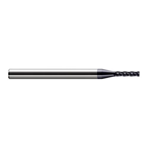 Harvey Tool 917130-C3 | 1/4" Diameter x 1/4" Shank x 1-1/4" LOC x 4" OAL 0.0300" Radius AlTiN Coated Carbide Corner Radius End Mill