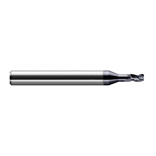 Harvey Tool 925631-C3 | 1/32" Diameter x 1/8" Shank x 0.046" LOC x 2-1/2" OAL x 0.010" Radius 3 Flute AlTiN Coated Carbide Corner Radius End Mill