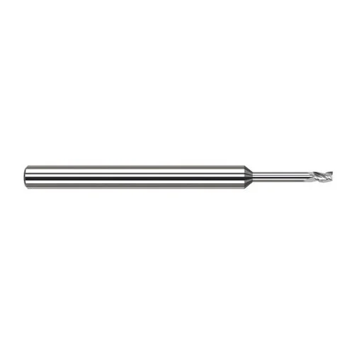 Harvey Tool 934840 | 0.040" Diameter x 1/8" Shank x 0.060" LOC x 2.500" OAL 3 Flute Uncoated Carbide Square End Mill