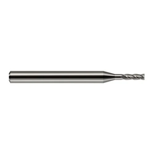 Harvey Tool 944555 | 0.055" Diameter x 0.125" Shank x 0.165" LOC x 1.500" OAL 2 Flute Uncoated Carbide Square End Mill