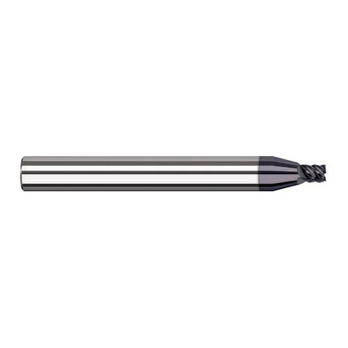 Harvey Tool 946147-C6 | 3/64" Diameter x 1/8" Shank x 0.0710" LOC x 1-1/2" OAL 6FL AlTiN Nano Coated Carbide Single End Mill for Exotic Alloys