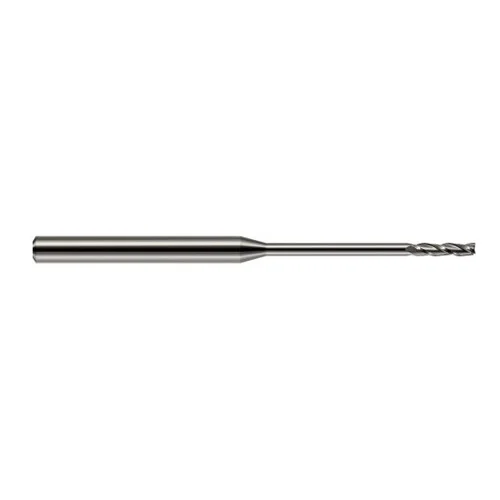 Harvey Tool 948220 | 0.020" Diameter x 0.125" Shank x 0.100" LOC x 2.500" OAL 3 Flute Uncoated Carbide Square End Mill