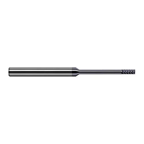 Harvey Tool 951893-C6 | 3/32" Diameter x 1/8" Shank x 0.2790" LOC x 2-1/2" OAL 7FL AlTiN Nano Coated Carbide Single End Mill for Exotic Alloys