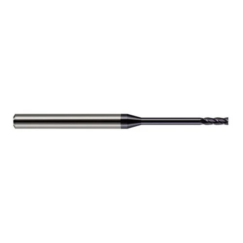 Harvey Tool 952100-C3 | 0.100" Diameter x 1/8" Shank x 0.300" LOC x 2.500" OAL 2 Flute AlTiN Coated Carbide Square End Mill