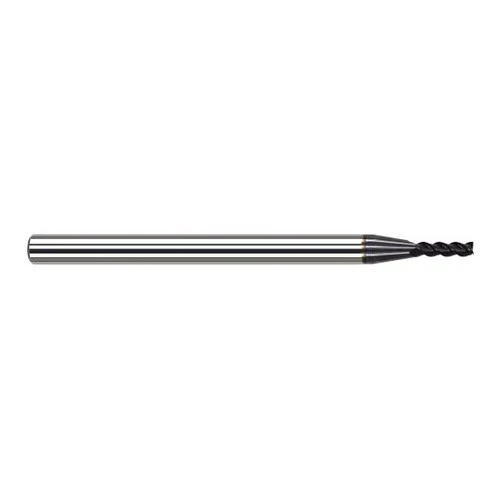 Harvey Tool 952422-C3 | 1.000mm Diameter x 4.000mm Shank x 3.000mm LOC x 50.000mm OAL 3FL AlTiN Coated Carbide Single End Mill