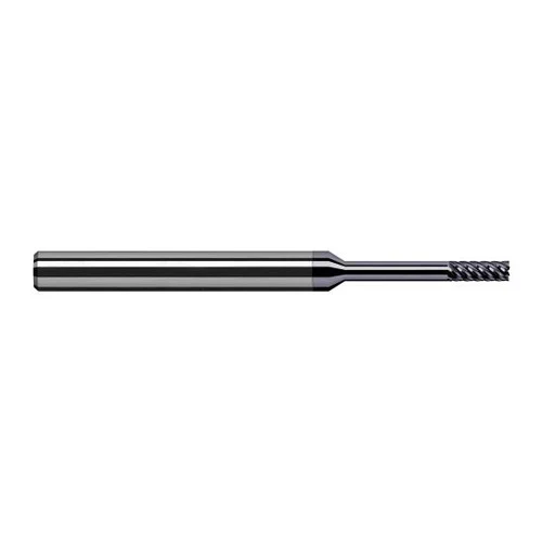 Harvey Tool 962208-C6 | 1/8" Diameter x 1/8" Shank x 3/8" LOC x 2-1/2" OAL 7FL AlTiN Nano Coated Carbide Single End Mill for Exotic Alloys