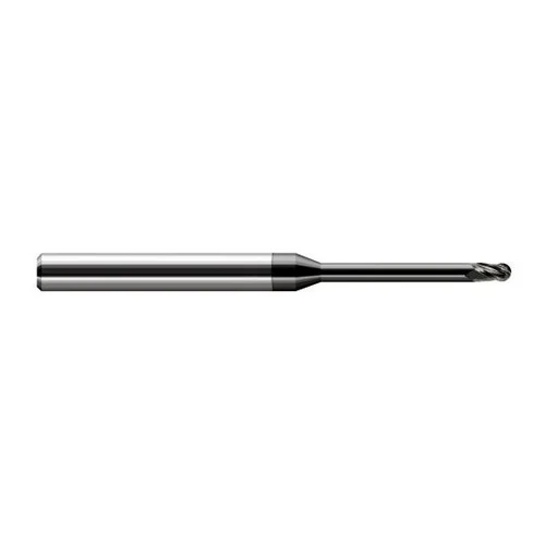 Harvey Tool 966108-C4 | 1/8" Diameter x 0.1870" LOC x 1/8" Shank x 2-1/2" OAL Amorphous Diamond Coated Carbide Miniature Ball Deburring End Mill