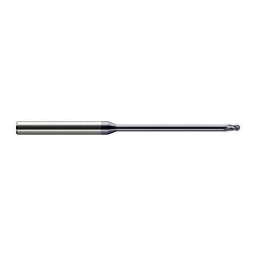 Harvey Tool 970760-C3 | 0.0600" Diameter x 0.0900" LOC x 1/8" Shank x 2-1/2" OAL AlTiN Coated Carbide Miniature Ball Deburring End Mill