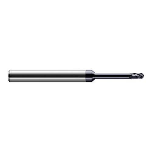 Harvey Tool 971009-C3 | 0.400mm Diameter x 4.000mm Shank x 0.600mm LOC x 50.000mm OAL 4FL AlTiN Coated Carbide Ball End Mill
