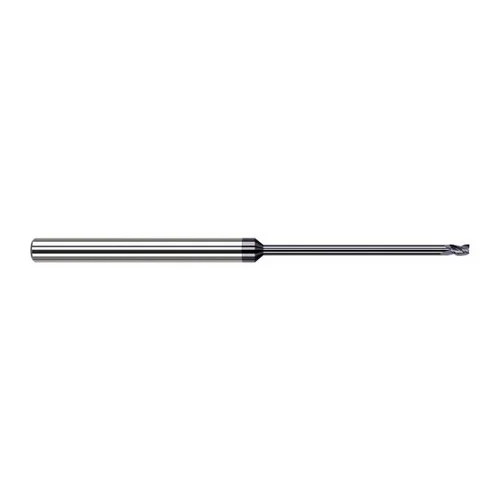Harvey Tool 977393-C3 | 3/32" Diameter x 1/8" Shank x 0.139" LOC x 3" OAL x 3 Flute AlTiN Coated Carbide Square End Mill