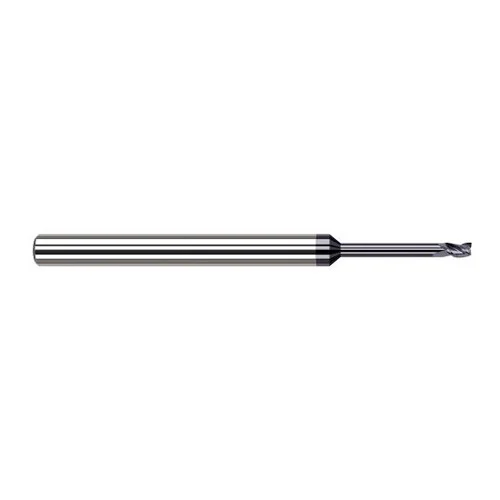 Harvey Tool 978302-C6 | 7/64" Diameter x 1/8" Shank x 0.1640" LOC x 2-1/2" OAL 3FL AlTiN Nano Coated Carbide Single End Mill for Exotic Alloys