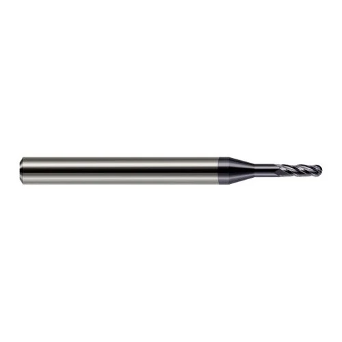 Harvey Tool 982839-C3 | 0.0390" Diameter x 0.1170" LOC x 1/8" Shank x 1-1/2" OAL AlTiN Coated Carbide Miniature Ball Deburring End Mill