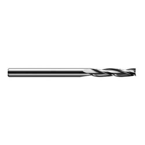 Harvey Tool 986524 | 3/8" Diameter x 3/8" Shank x 2" LOC x 4" OAL 3FL Uncoated Carbide Single End Mill