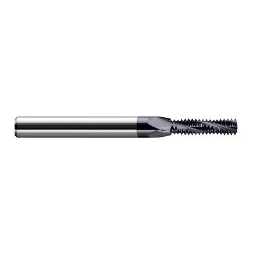Harvey Tool 987164-C3 | 3/8"-16 Thread x 0.3000" Cutting Diameter 4FL AlTiN Coated Carbide Helical Flute Thread Mill