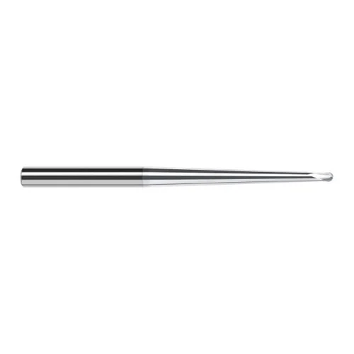 Harvey Tool 997892-C8 | 1/4" Diameter x 5/16" Shank x 0.2000" LOC x 2-1/2" OAL 2FL TiB2 Coated Carbide Ball End Mill