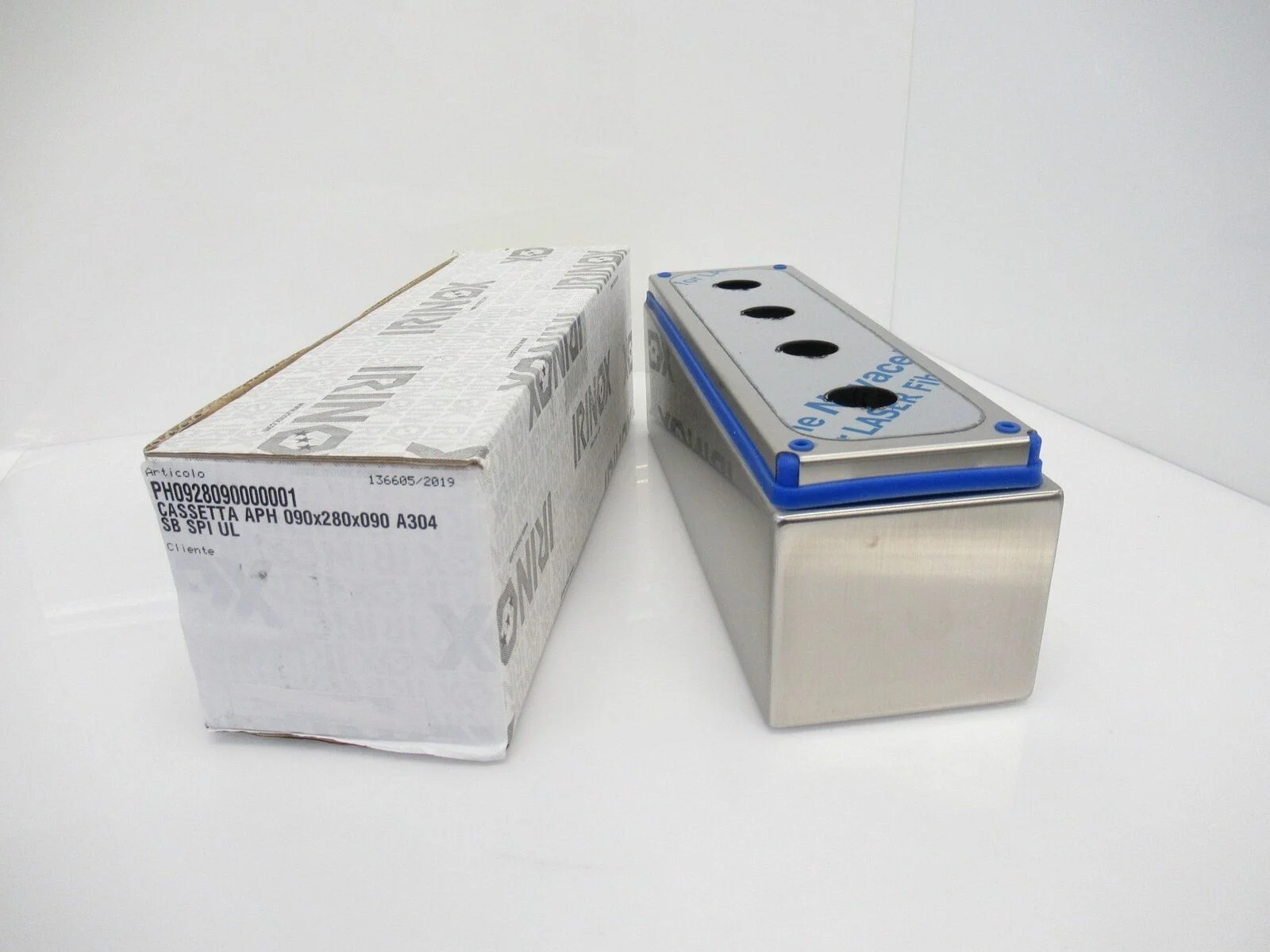 Irinox APH928 PH0928090000001 S.S. Hygienic Push Button Box 4 Holes