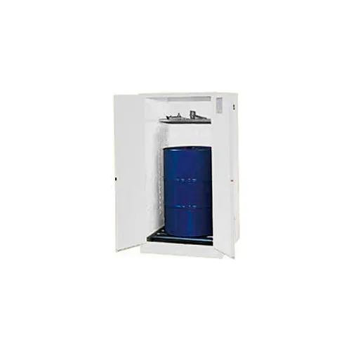 Justrite® Drum Cabinet 55 Gal. Capacity Vertical Self Close Flammable