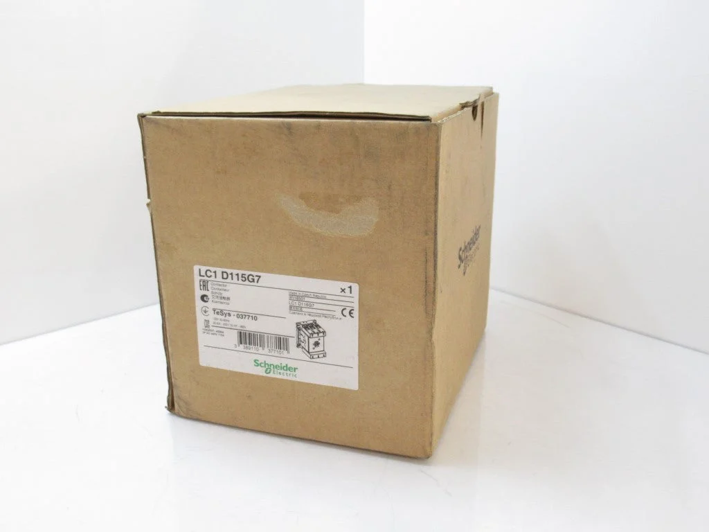LC1 D115G7 Schneider Electric, Contactor TeSys Deca 115A 120VAC 3 Pole