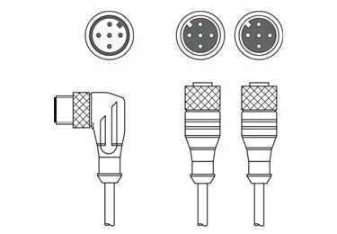 Leuze CB-M12-Y1A: Interconnection Cable - 548951