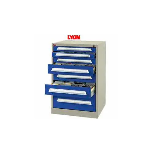 Lyon Modular Storage Drawer Cabinet PBS35303010010 Bench Height, Putty/Blue