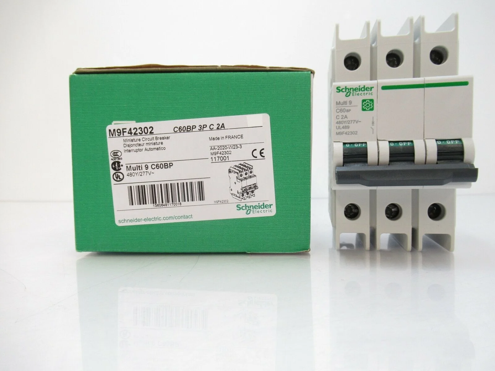 M9F42302 Schneider Electric Square D Miniature Circuit-Breaker Multi 9