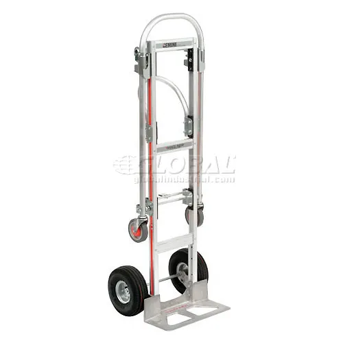 Magliner® Gemini Senior 2-in-1 Convertible Hand Truck - GMK81UA4 - Pneumatic Wheels