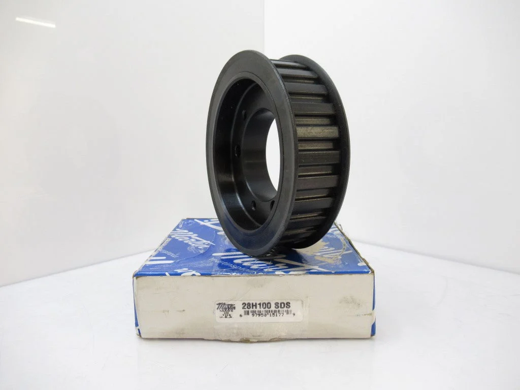 Martin 28H100SDS Ser H, 1/2" Pitch QD Bushed Timing Pulley, 28 Grooves