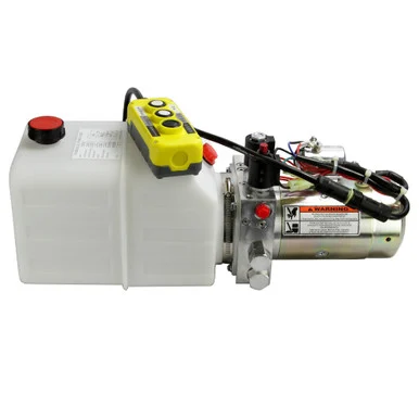 MaximDouble Acting Hydraulic Power Unit 5 Qt Poly Tank, 1.3 GPM, 3200 PSI, SAE 6, 253320