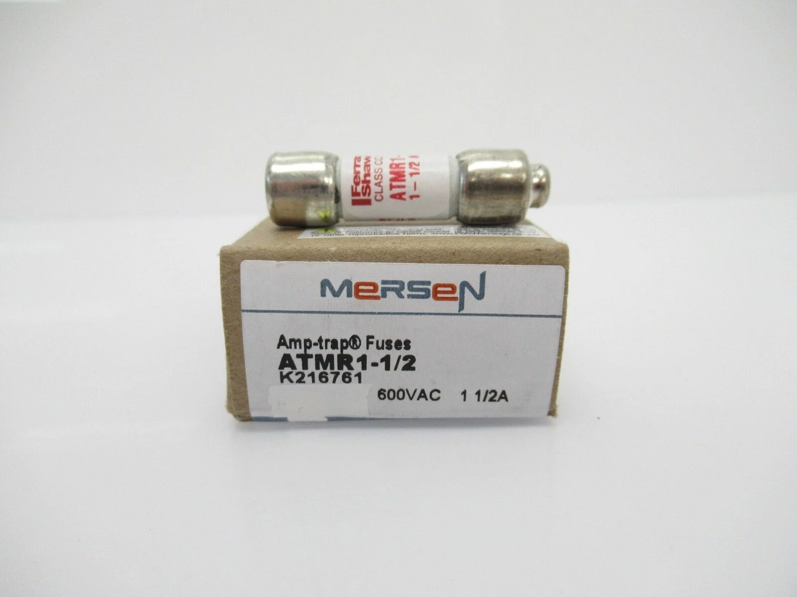 Mersen Ferraz Shawmut ATMR1-1/2 Cylindrical Fast-Acting Fuse, Lot Of 10