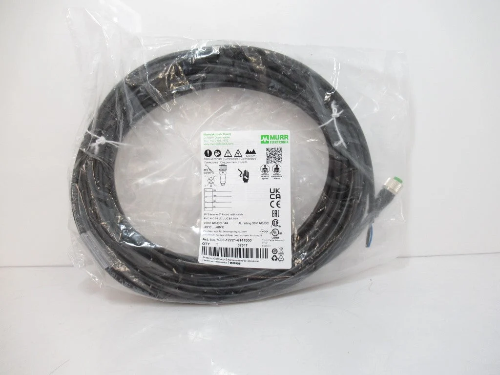 Murrelektronik 7000-12221-6141000 Cordset Female Straight M12, 4-Pole
