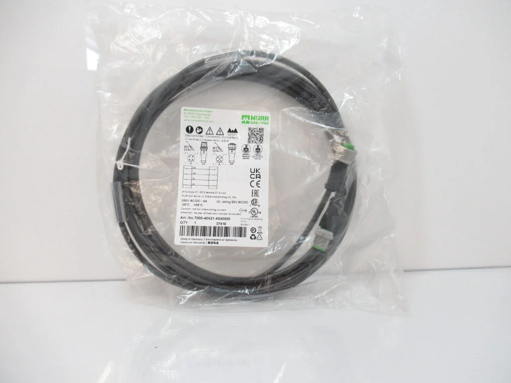 Murrelektronik 7000-40021-6540500 Cable M12 Male / M12 Female Straight