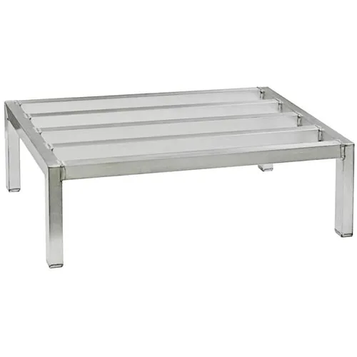 New Age Industrial, Aluminum, Straight Leg Dunnage Rack, 36"W x 24"D x 12"H