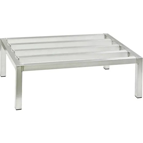New Age Industrial, Rac, Line Aluminum Straight Leg Dunnage Rack, 60"W x 24"D x 12"H