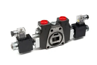 PC100 Sectional Solenoid Valve Work Section, 4 Way 3 Pos, Motor Spool