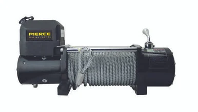 Pierce Planetary Electric 12V DC Winch: 265:1 Ratio, 21.3 FPM, 5.5 HP Motor