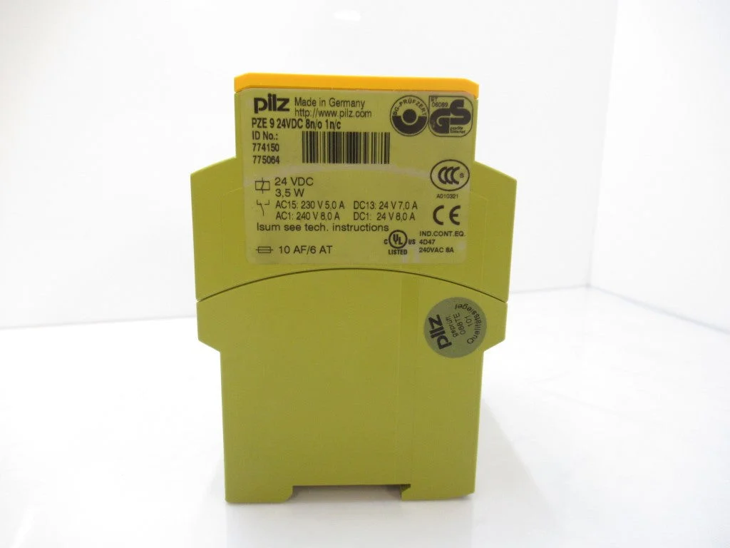 Pilz PZE 9 24VDC 8N/O 1N/C 774150 Safety Relay Expander Module
