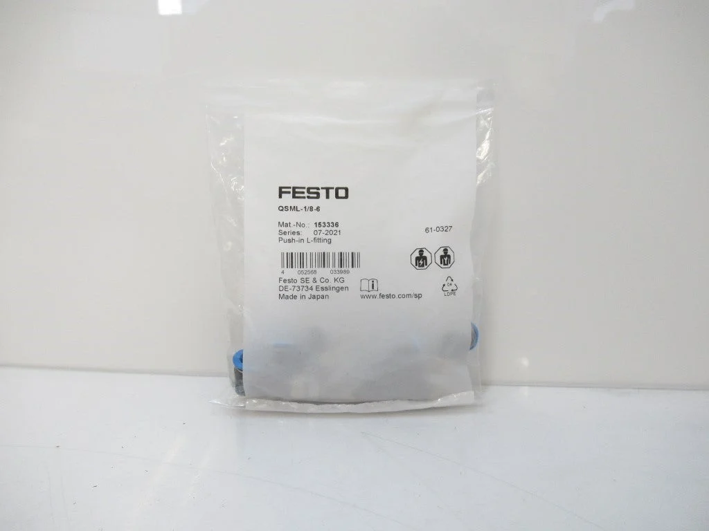 QSML-1/8-6 153336 Festo Push-In L-Fittings